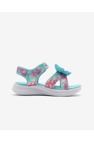 Skechers Jumpsters Sandal - Butterfly Brıtes Büyük Kız Çocuk Mavi Işıklı Sandalet 303109l Aqmt Mavi
