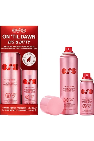 One Size On Til Dawn Matlaştırıcı Suya Dayanıklı Makyaj Sabitleyici Sprey İkili Paket