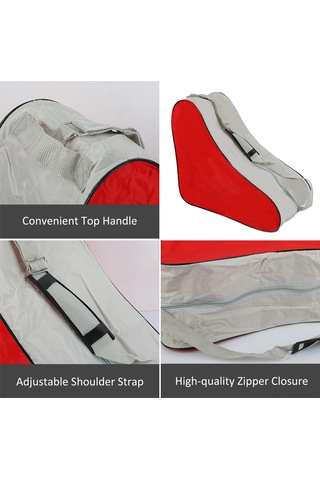 Maiyame "dayanıklı Paten Çantası - Omuz Askılı, El Çantalı, İç Paten Ve Buz Pateni Taşımaya Uygun" Mavi