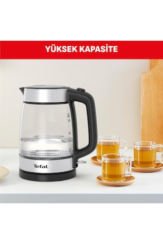 Tefal Işıklı Cam 1.7 LT 2000 W Kettle