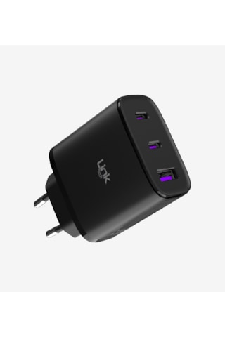 Linktech C317 45w Hızlı Şarj 2adet Type-c Girişi 1adet Usb