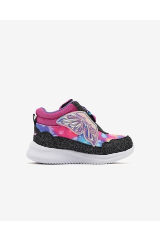Skechers Jumpsters Küçük Kız Çocuk Siyah Işıklı Bot 303469n Bkhp Siyah