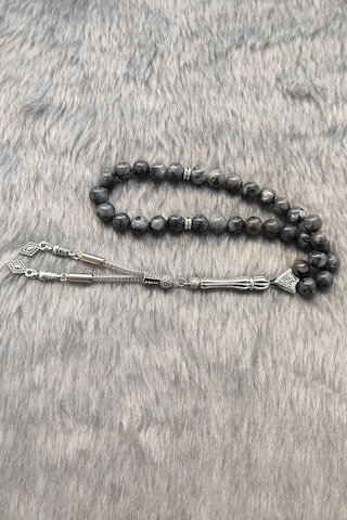 Chavin 8 Mm Labradorit Taşlı Doğaltaş Tespih Ey09 Siyah