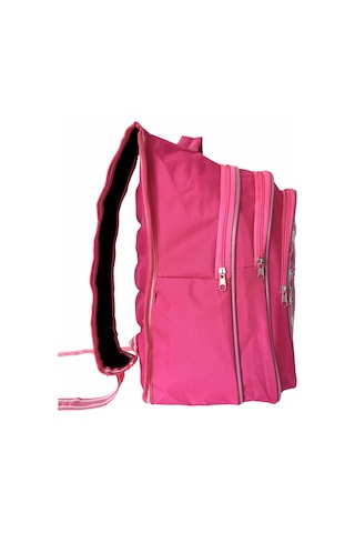 Kız Çocuk Full Pembe Tek Elsa Figürlü İlkokul Anaokulu Beslenme ve Okul Çantası Seti Pembe