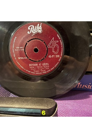 Yaşar Özel - Duydum Ki Güzel / Hatıra - Pathé 45'lik Plak 7ptg 810