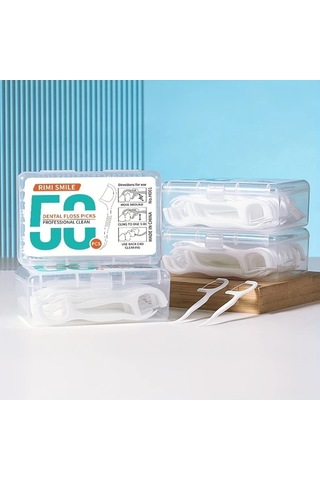 Willowhaven Rımı Smıle 150 Adet Diş İpi Mandallı - Kokusuz, Temizlik Ve Tazelik