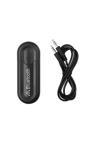 Hjx-001 Araba Usb Bluetooth 5 Adaptörü Ses Müzik Verici Alıcı 3.5mm Aux Tv Pc Kulaklıklar İçin