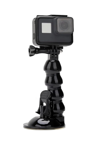 Ayex Ax-231 Vantuzlu Araç İçi Esnek Kamera Tutucu Gopro, Djı Osmo Action, Insta360 İle Uyumlu, 1/4 Vida Bağlant Diğer