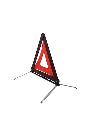 Btl E4 Belgeli Metal Ayaklı Tuv Yönetmeliğne Uygun Otomotiv Üçgen Reflektör