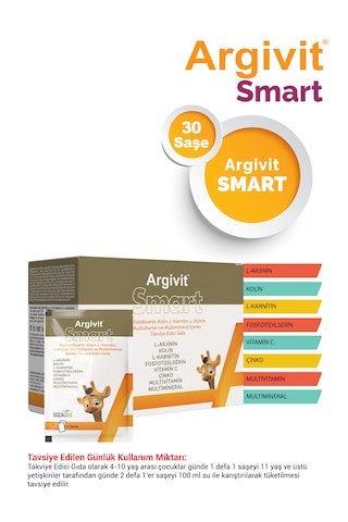 Argivit Smart Fosfotidilserin,multivitamin, Multimineral 30 Sa...