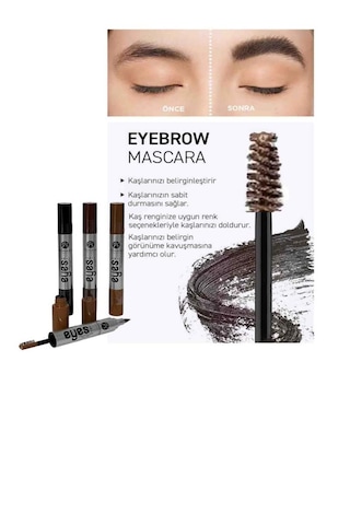 Ronassı Eyes 2ın1 Maskara + Eyelıner Eyebrow Dye Cream & Eyelıner Kahve