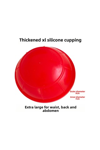 Yuntech01 12'li Silikon Vakum Çımbız Seti - Sağlık Masajı İçin Esnek, Dayanıklı Ve Taşınabilir Toplar Kırmızı X-large 1 Adet Dahil Çok Renkli