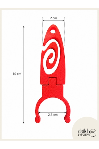 Sup/kano Kırmızı Kürek Sabitleme Aparatı 2'li Set -paddle Board Kürek Tutucu Klips-kayma Önleyici Kürek Aksesuarı
