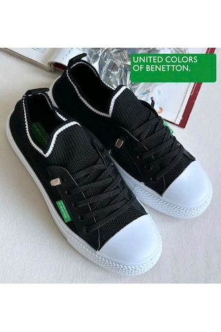 United Colors Of Benetton Benetton 10233 Kadın Günlük Sneaker Ayakkabı Siyah