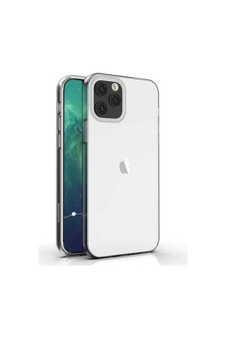 Apple Uyumlu iPhone 12 Pro Uyumlu Zore Süper Silikon Kılıf-renksiz Renksiz -