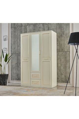Milas 3 Kapaklı Gardırop
