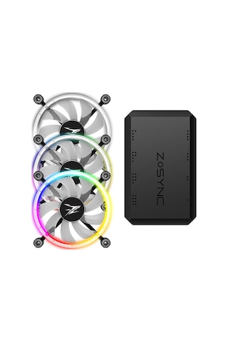 Zalman Zm Sf120a3 Yüksek Performanslı Adreslenebilir Rgb Soğutma 3 Adet 120mm Kasa Fanı