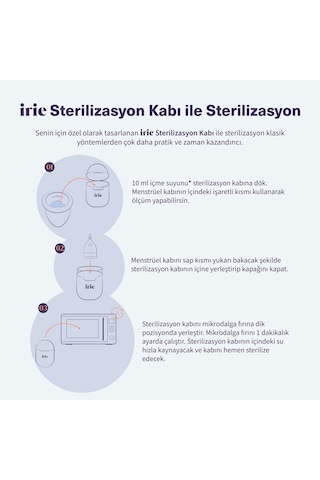 Irie Adet Kabı Mikrodalga Sterilizasyon Kabı