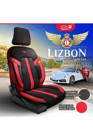Panda Lizbon Serisi Alakantra Kumaş Oto Koltuk Kılıfı - Tam Set