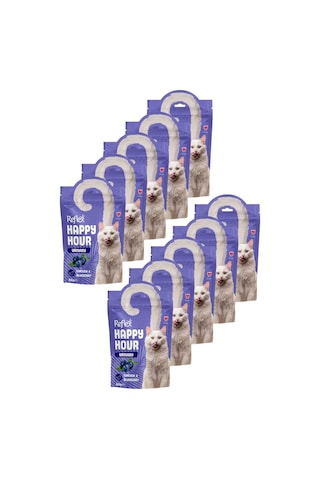 Happy Hour Tavuk Etli Ve Yaban Mersinli Kedi Ödülü 10 X 60gr
