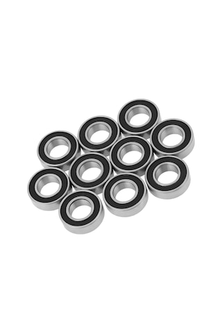 Wezone 10 Adet 688-2rs Derin Oluklu Hızlı Rulmanlar, 8x16x5mm Gömlekli, Metal Malzeme, Düşük Gürültü, Hobiler İçin Uygun