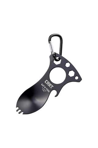 Crkt 9100k Eat N Tool Karabina Çok Fonksiyonlu Karabina Tornavida Lokma Açacak Çatal Kaşık