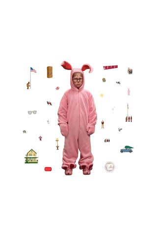 A Christmas Story Ralphie Bunny Suit Dev Duvar Çıkartmaları Diğer