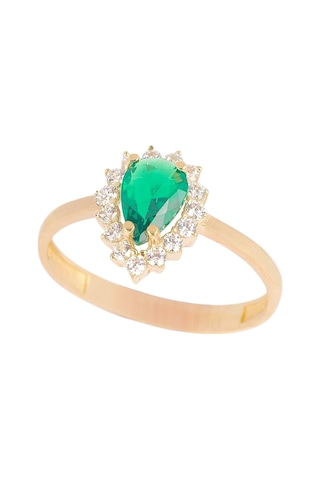 Cigold Taşlı Yüzük 14 Ayar Altın 1.54 Gr Oa-k21601029064