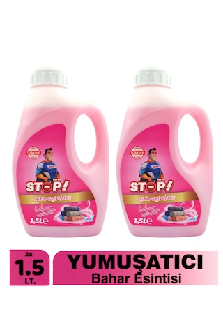 Stop Forte 2'li Çamaşır Yumuşatıcı 1.5 Litre Bahar Esintisi