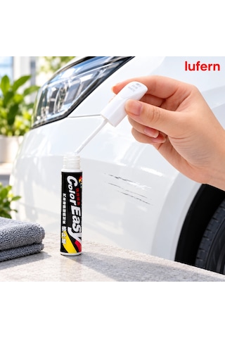 Profesyonel Beyaz Araç Çizik Giderici Rötuş Kalemi Tampon Kaporta Ufak Hasar Hızlı Kuruma Dirençli