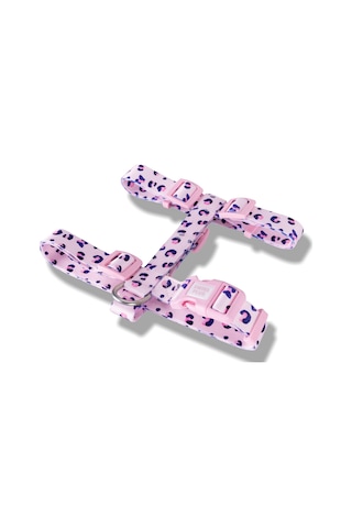 Swissplus Urban Paws Pink Leo Geri Dönüştürülmüş H-tipi Köpek Göğüs Tasması-2xl Pembe - Pudra