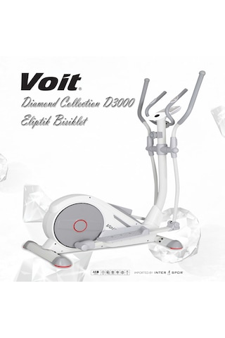 Voit D3000 Diamond Collection Eliptik Bisiklet Beyaz