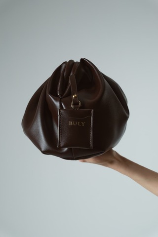 Buly Clutch Çanta Acı Kahve