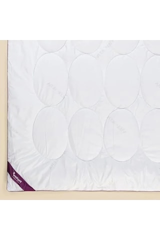 Aloe Vera Özlü King Size Yorgan - 215x235 Cm Açik Mavi