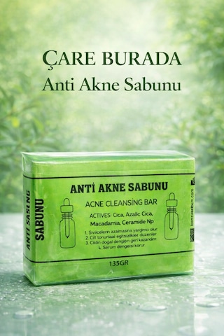 Anti Akne Sabunu+ Çay Ağacı Yağı 20 Ml + Çay Ağacı Özlü Güzellik Sabunu 135 Gr