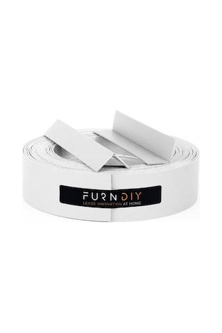 Furndiy Kendinden Yapışkanlı Kenar Ve Köşe Koruyucu Şerit Bant Beyaz 40 Mm X 7,5 Mt