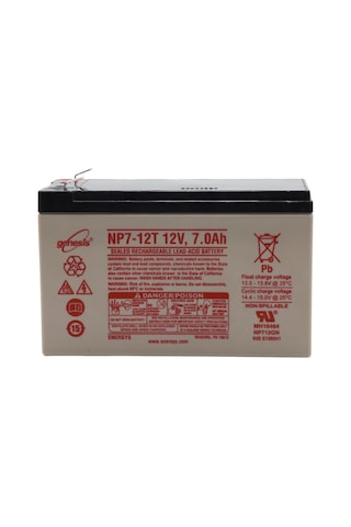 Enersys Genesis Np7-12t 12v 7ah Bakımsız Kuru Tip Agm Vrla Akü