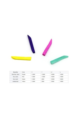 200 Adet Ahşap Diş Interdental Kama Diş Boşluğu Kama Özel İpuçları Sakız Koruma 4 Boyutu