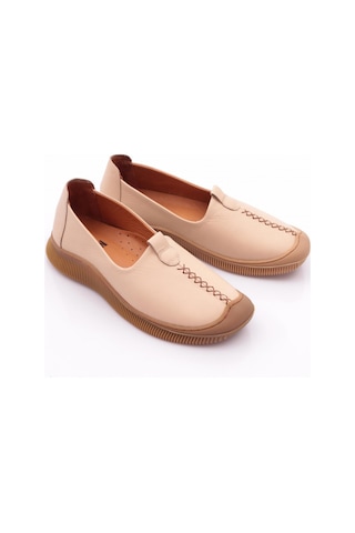 Dgn 25121 Kadin Comfort Ayakkabi Bej