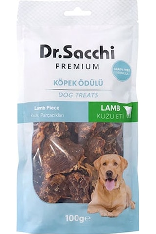 Dr.sacchi Premium Kuzu Parçacıklı Tahılsız Köpek Ödülü 100 Gr 109-30002.01
