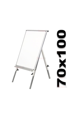 70X100 Akyazı Teleskopik Ayaklı Laminat Beyaz Yazı Tahtası