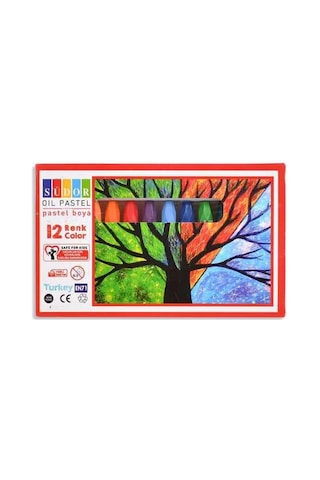 Sd612 12 Li Boya Çok Renkli