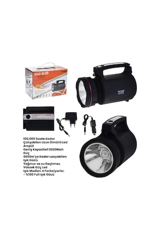 Gold Silver Gs-8006 15W Projektör