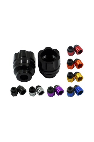 Cbtx Global 2 Çift Motosiklet Modifiye Aksesuarları Düşme Önleyici Fincan Cnc Çarpışma Önleyici Ön Çatal Bardak Kırmızı