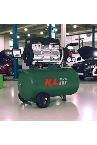 Klpro KLK25SH 8 Bar 24 L 2HP Sessiz Yağsız Hava Kompresörü