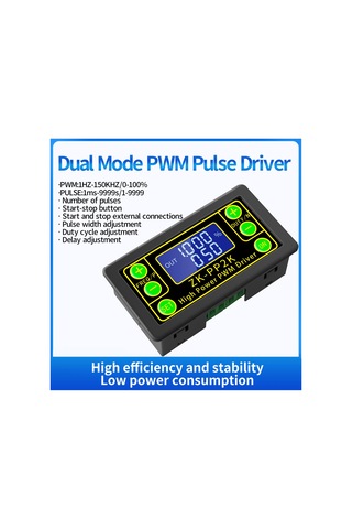 Aubyhe Yüksek Güçlü Pwm Sürücü - Motor/led/solenoid Valf Hız Ve Parlaklık Kontrolü, Frekans/duty Cycle/ayarlı Darbe Sayısı, 3.3-30v, 8a