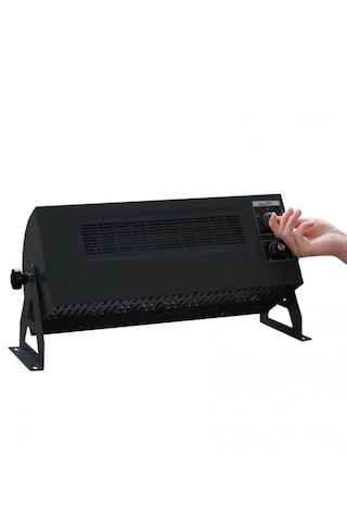 Heatbox Hb3602000f 360 2000w Monofaze Elektrikli Fanlı Isıtıcı Füme