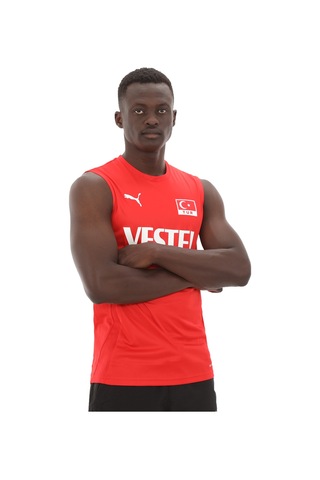 Puma Men Volleyball Jersey Erkek Forma 706431-02 Kırmızı