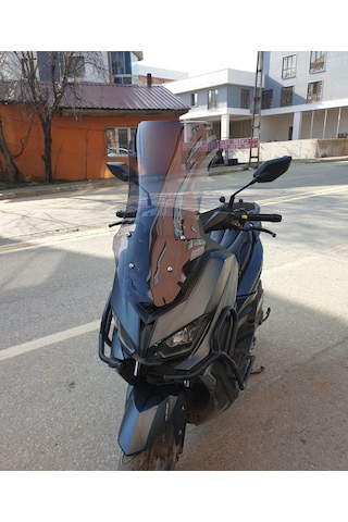 Motocam Küba Novax 200 Ön Cam 2023-2026 Model 57cm Füme Renkli 4mm