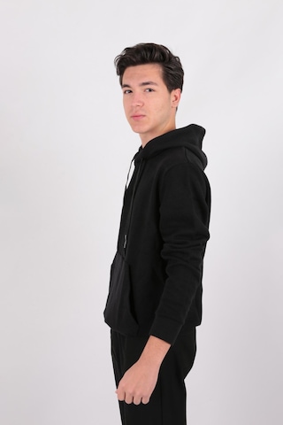 Five Pocket Fp24b2124 Erkek Kapşonlu Kanguru Cepli Sweatshirt Siyah
